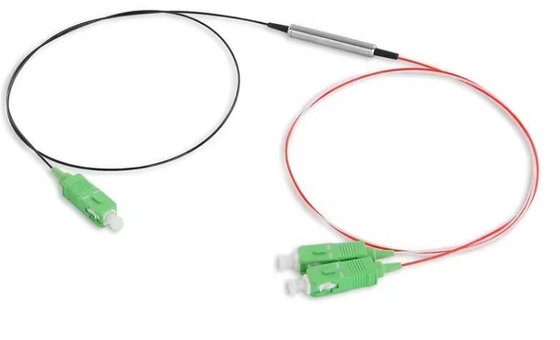3 Alta potenza PER ER 28dB 1x2 1 2 Mini PM FBT Splitter in fibra ottica con tipo di fibra G657A